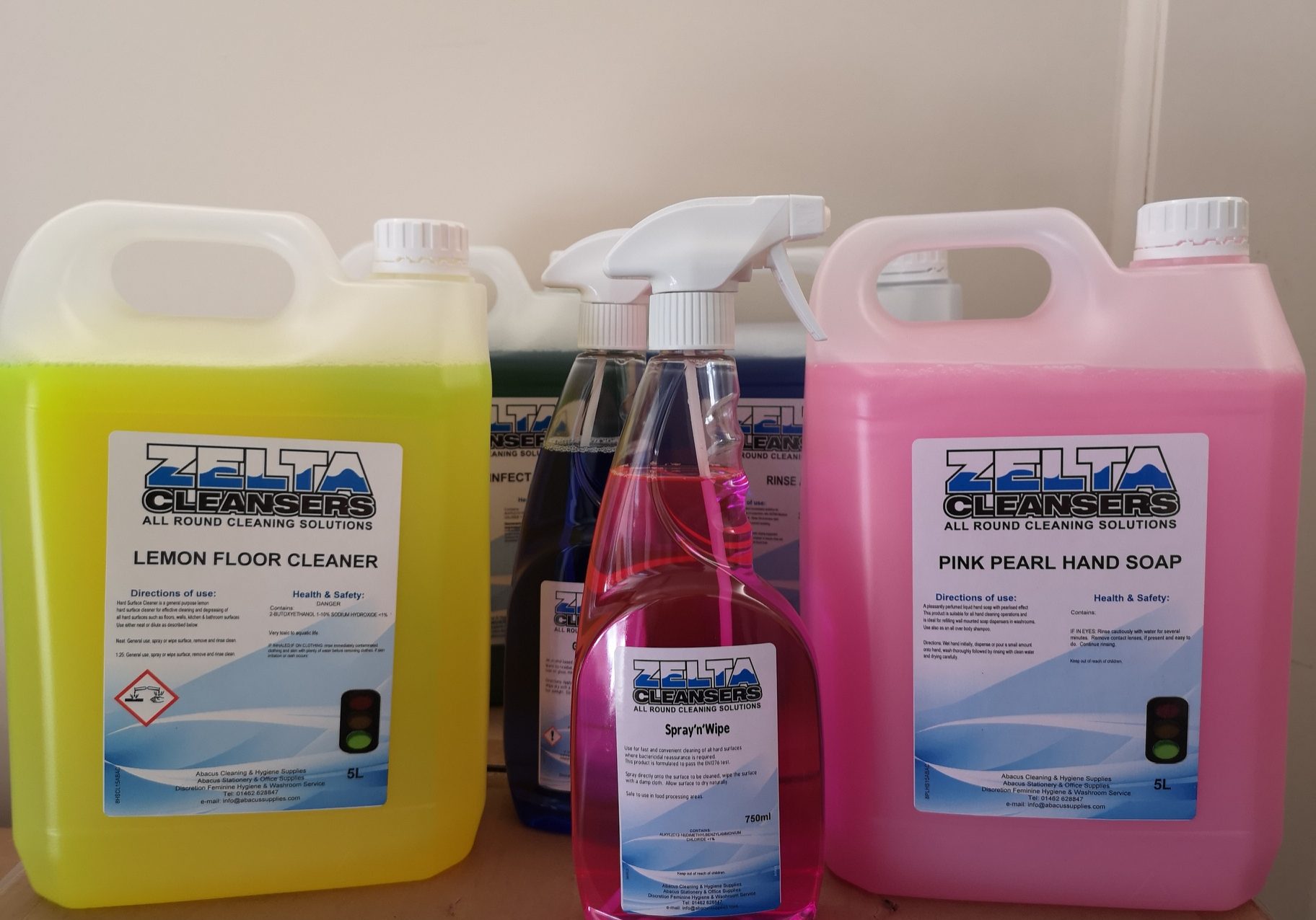 Various cleaning products
